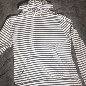 Striped light weight hoodie